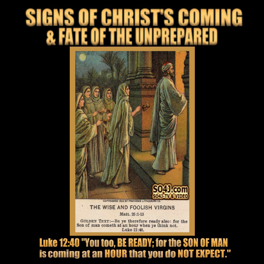 PARABLE - SIGNS OF CHRIST'S COMING & FATE OF THE UNPREPARED - JOHN MACARTHUR